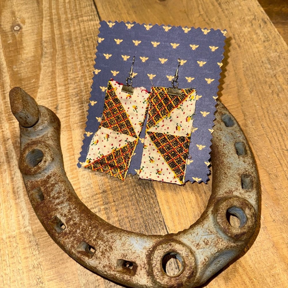 DIY Colorful Geometric Earrings